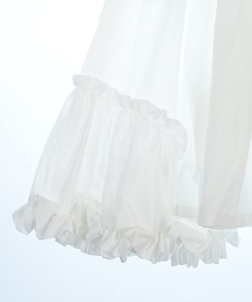 noir kei ninomiya（ノワールケイニノミヤ）ひざ丈スカート 白 サイズ:XS レディース/2200616824016