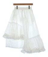 noir kei ninomiya（ノワールケイニノミヤ）ひざ丈スカート 白 サイズ:XS レディース/2200616824016