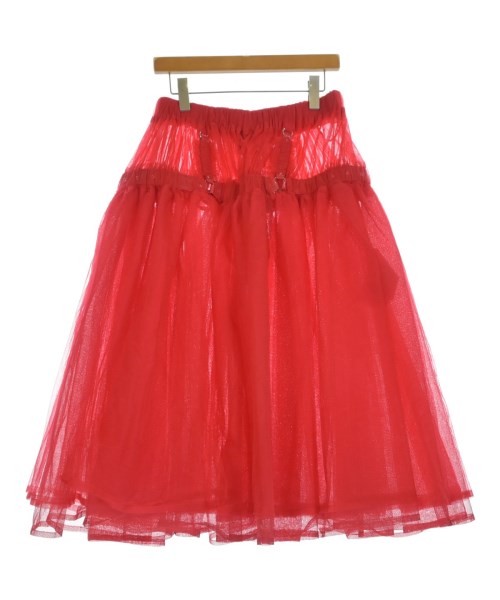 noir kei ninomiya（ノワールケイニノミヤ）ひざ丈スカート 赤 サイズ:M レディース/2200621049015