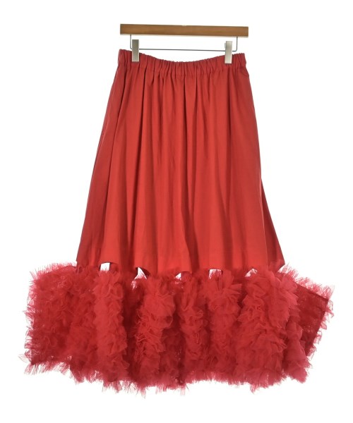 noir kei ninomiya(ノワール　ケイ　ニノミヤ)ひざ丈スカート 赤 サイズ:M/2200600386100