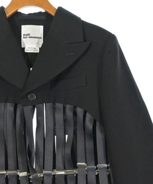noir kei ninomiya（ノワールケイニノミヤ）カジュアルジャケット 黒 サイズ:S レディース/2200600572039