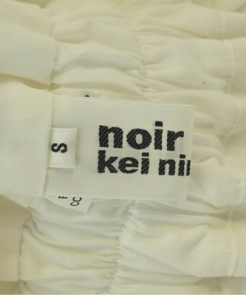 noir kei ninomiya（ノワールケイニノミヤ）カジュアルシャツ 白 サイズ:S レディース/2200600379058