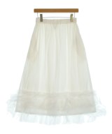 noir kei ninomiya（ノワールケイニノミヤ）ロング・マキシ丈スカート 白 サイズ:S レディース/2200600778264
