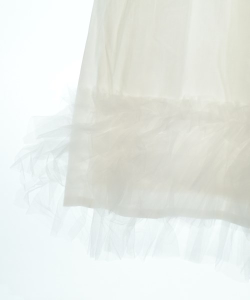 noir kei ninomiya（ノワールケイニノミヤ）ロング・マキシ丈スカート 白 サイズ:S レディース/2200600778271