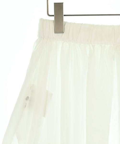noir kei ninomiya（ノワールケイニノミヤ）ひざ丈スカート 白 サイズ:S レディース/2200600910022