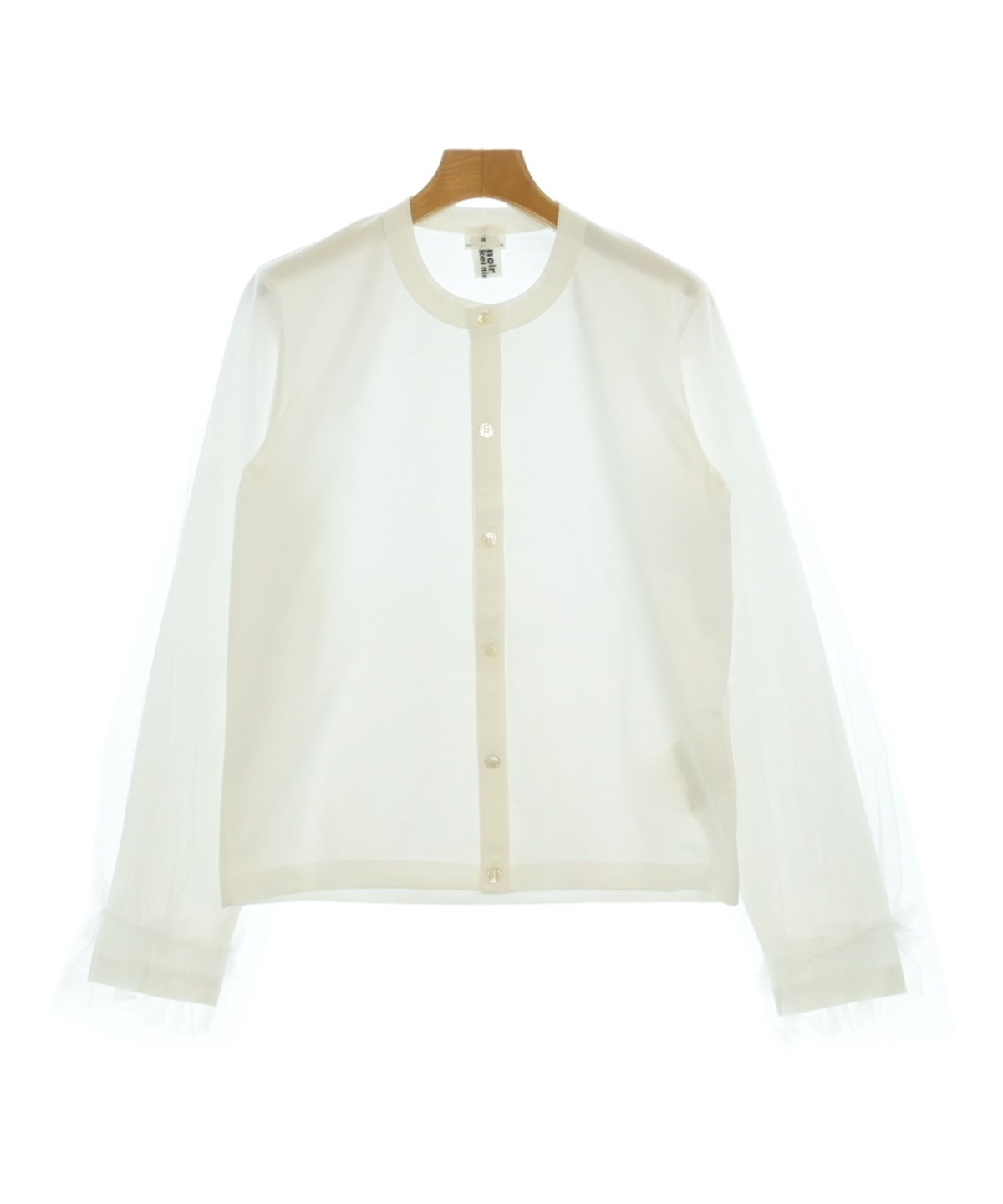 noir kei ninomiya カーディガン S 白 【古着】【中古】 noir kei ninomiya（ノワールケイニノミヤ）カーディガン 白 サイズ:M