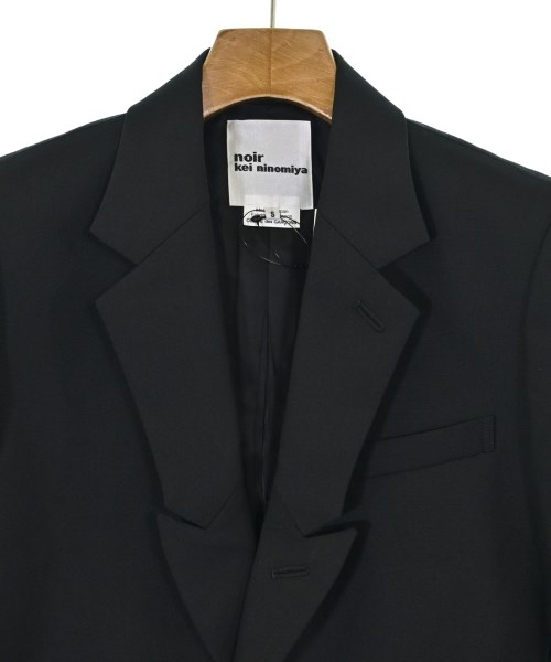 noir kei ninomiya（ノワールケイニノミヤ）テーラードジャケット 黒 サイズ:S レディース/2200600953081
