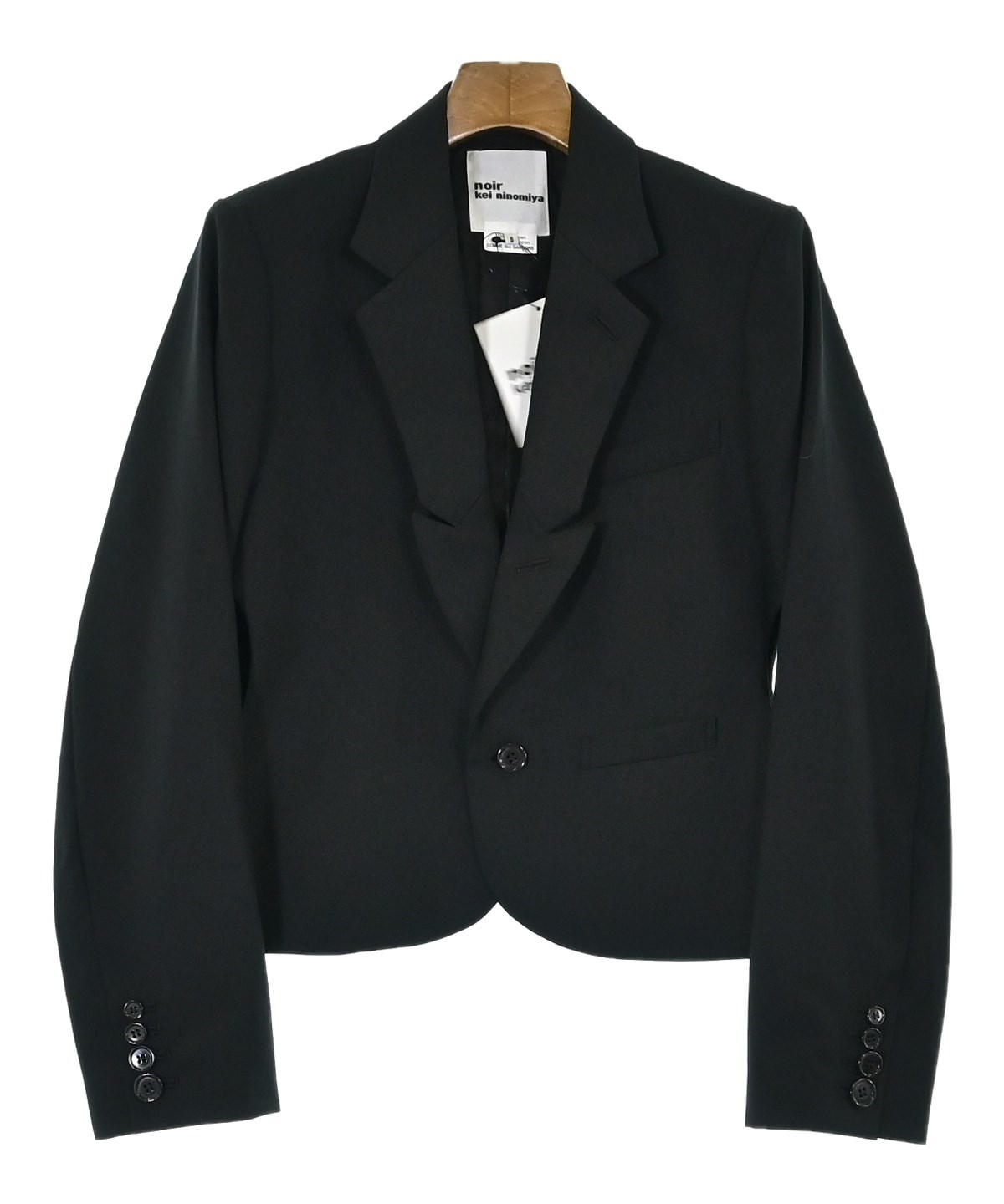 noir kei ninomiya（ノワールケイニノミヤ）テーラードジャケット 黒
