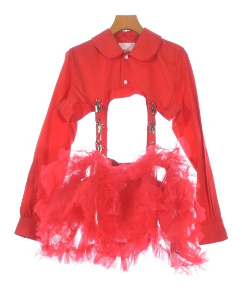 noir kei ninomiya(ノワール　ケイ　ニノミヤ)ブラウス 赤 サイズ:S/2200602808037