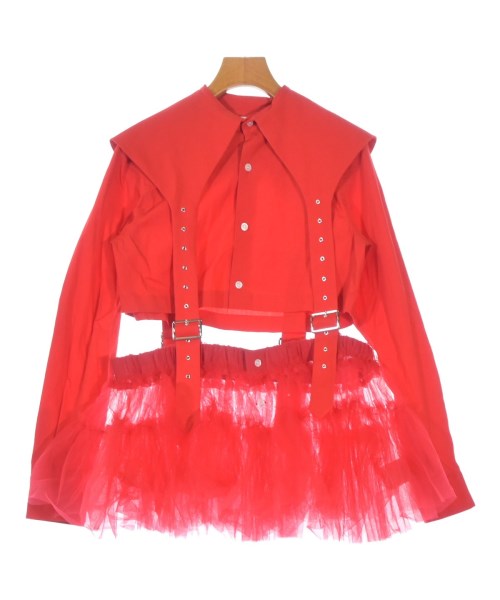 noir kei ninomiya(ノワール　ケイ　ニノミヤ)カジュアルシャツ 赤 サイズ:S/2200602808044