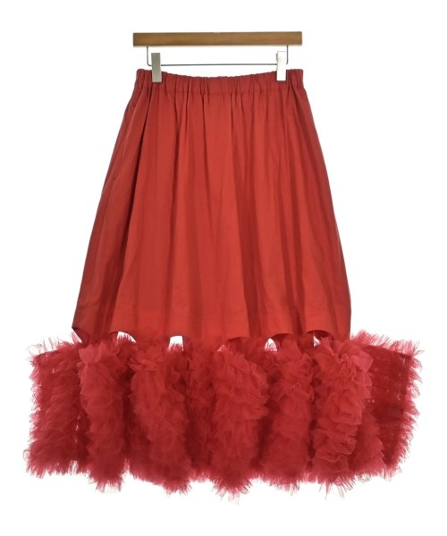 noir kei ninomiya(ノワール　ケイ　ニノミヤ)ひざ丈スカート 赤 サイズ:S/2200602808051