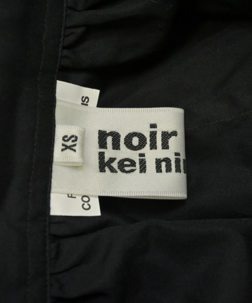 noir kei ninomiya（ノワールケイニノミヤ）シャツワンピース 黒 サイズ:XS レディース/2200603036019