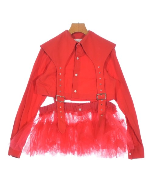 noir kei ninomiya(ノワール　ケイ　ニノミヤ)カジュアルシャツ 赤 サイズ:XS/2200602185169