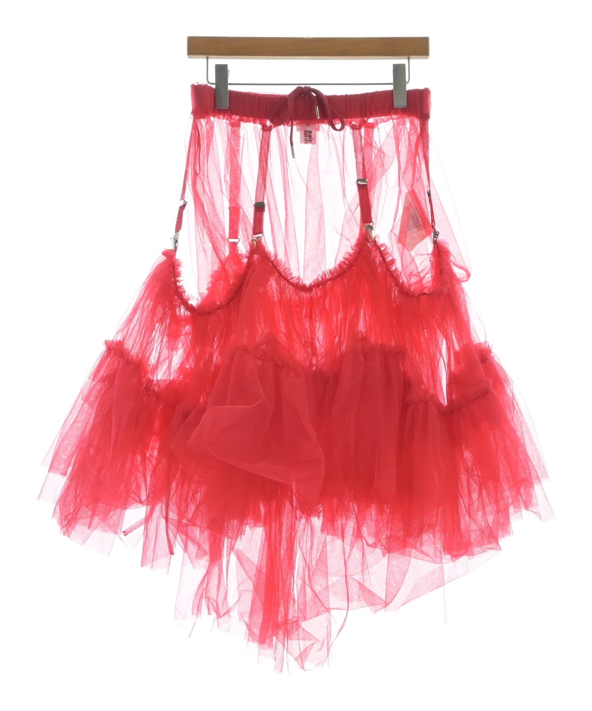 ノワールケイニノミヤ　ワンストラップスカート　S 新品 Noir Kei Ninomiya 新品ジャンパースカートワンピースXS