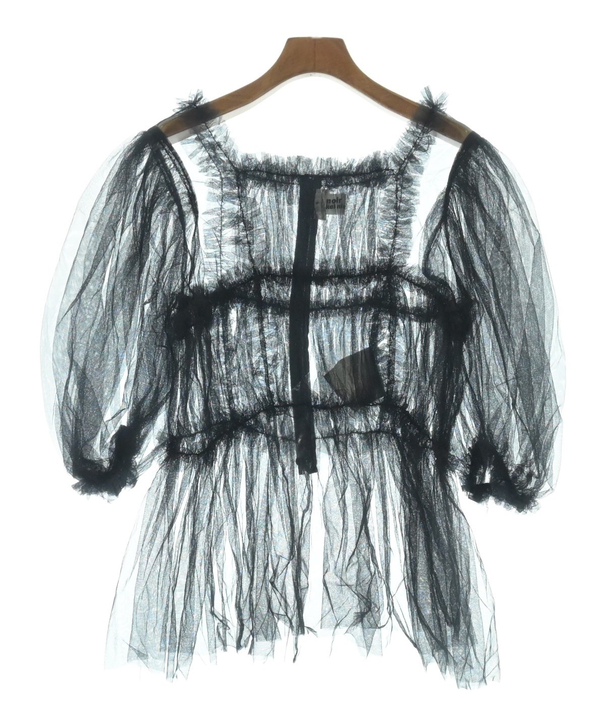 noir kei ninomiya（ノワールケイニノミヤ）ブラウス 黒 サイズ:S