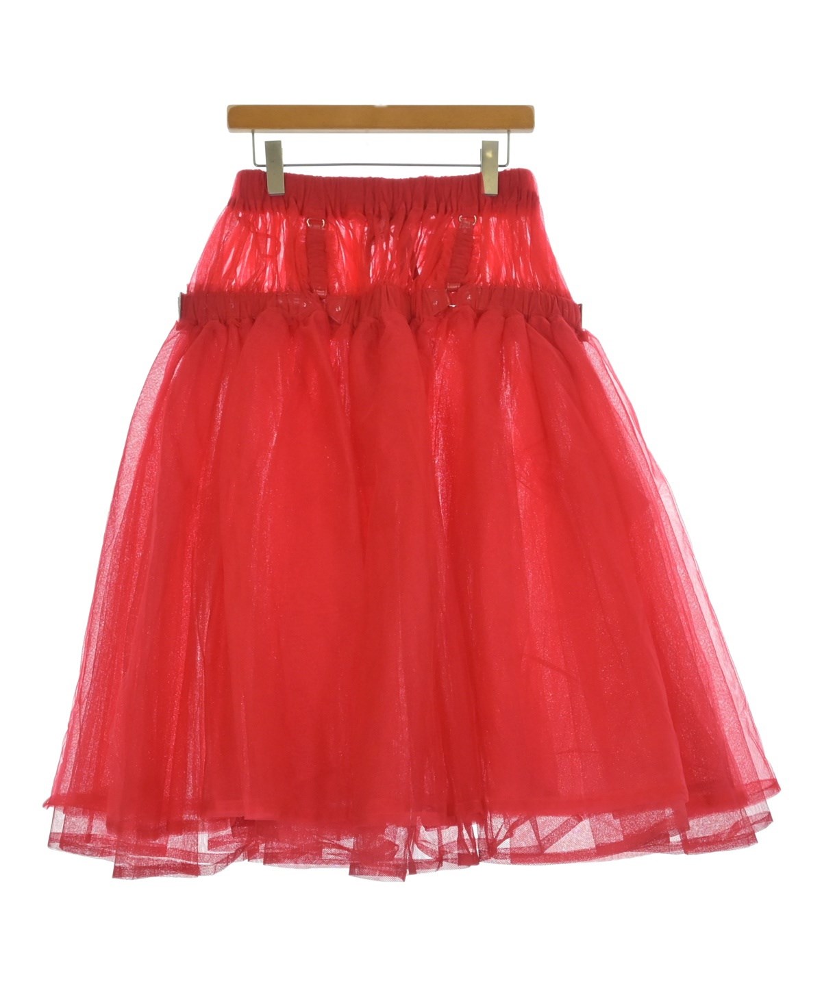 noir kei ninomiya（ノワールケイニノミヤ）ひざ丈スカート 赤 サイズ