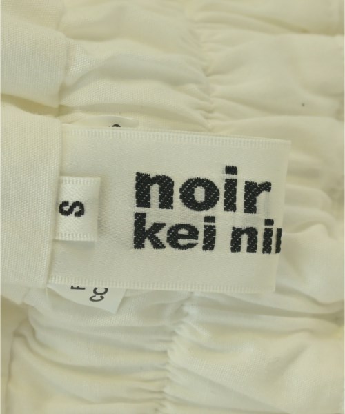 noir kei ninomiya（ノワールケイニノミヤ）カジュアルシャツ 白 サイズ:S レディース/2200607576023