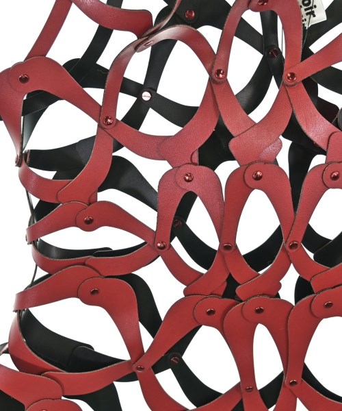 noir kei ninomiya（ノワールケイニノミヤ）カジュアルシャツ 赤 サイズ:S レディース/2200607592207