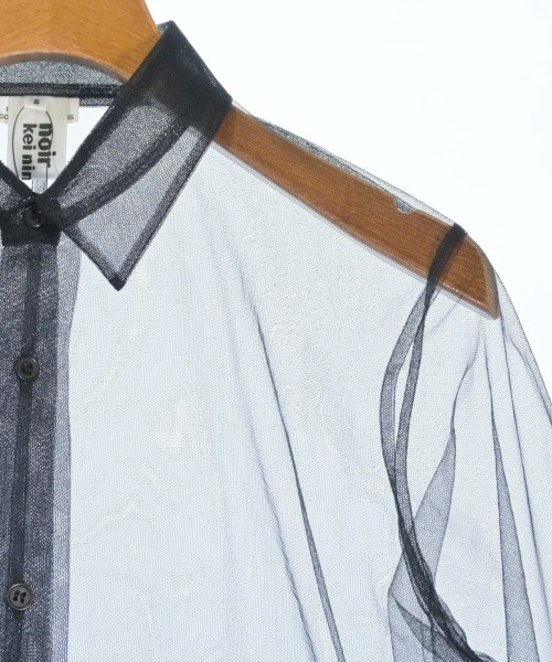 noir kei ninomiya（ノワールケイニノミヤ）カジュアルシャツ 黒 サイズ:S レディース/2200673788016