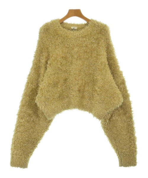 noir kei ninomiya(ノワール　ケイ　ニノミヤ)ニット・セーター ゴールド サイズ:S/2200674446052