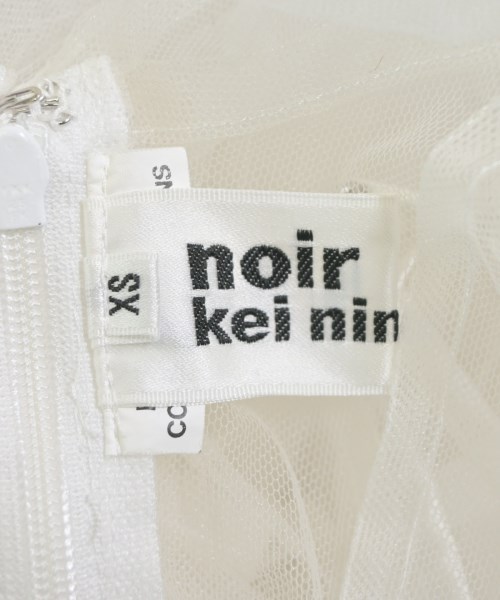 noir kei ninomiya（ノワールケイニノミヤ）ワンピース 白 サイズ:XS レディース/2200674446076