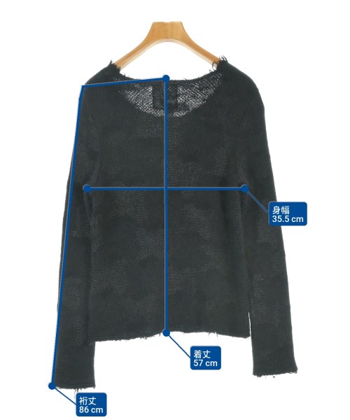 noir kei ninomiya（ノワールケイニノミヤ）ニット・セーター 黒 サイズ:S レディース/2200677396040