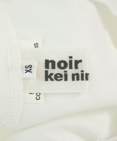 noir kei ninomiya（ノワールケイニノミヤ）Tシャツ・カットソー 白 サイズ:XS レディース/2200670126156