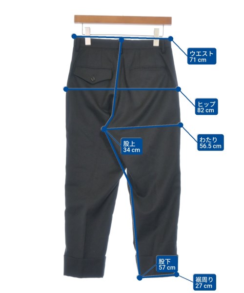 noir kei ninomiya（ノワールケイニノミヤ）スラックス 黒 サイズ:S レディース/2200670126323