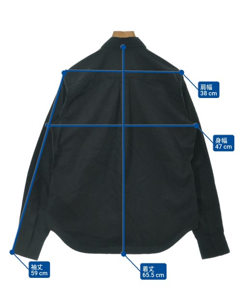 noir kei ninomiya（ノワールケイニノミヤ）カジュアルシャツ 黒 サイズ:S レディース/2200678180013