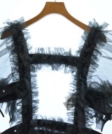 noir kei ninomiya（ノワールケイニノミヤ）ベスト 黒 サイズ:S レディース/2200678914113