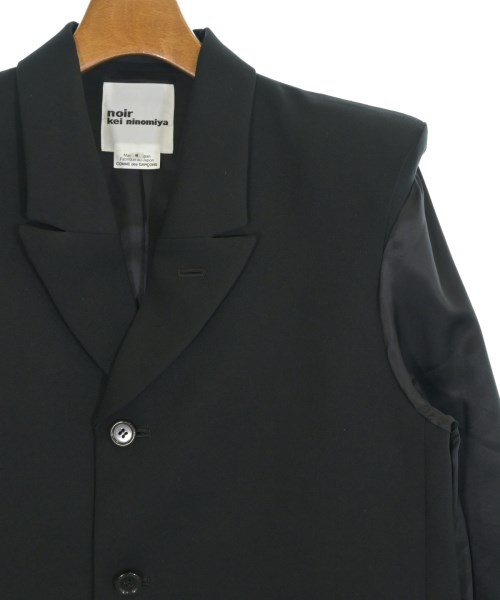 noir kei ninomiya（ノワールケイニノミヤ）カジュアルジャケット 黒 サイズ:S レディース/2200678987032