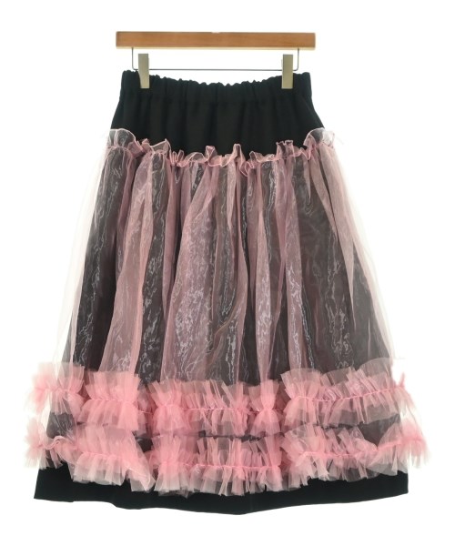 noir kei ninomiya(ノワール　ケイ　ニノミヤ)ロング・マキシ丈スカート 黒 サイズ:XS/2200679467014