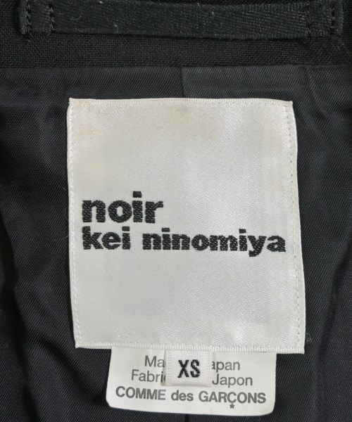 noir kei ninomiya（ノワールケイニノミヤ）テーラードジャケット 黒 サイズ:XS レディース/2200680093011