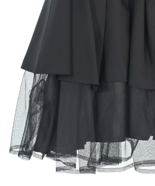 noir kei ninomiya（ノワールケイニノミヤ）ひざ丈スカート 黒 サイズ:M レディース/2200677842424