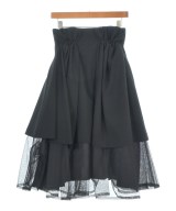 noir kei ninomiya（ノワールケイニノミヤ）ひざ丈スカート 黒 サイズ:M レディース/2200677842424