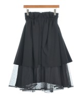 noir kei ninomiya（ノワールケイニノミヤ）ひざ丈スカート 黒 サイズ:M レディース/2200677842424
