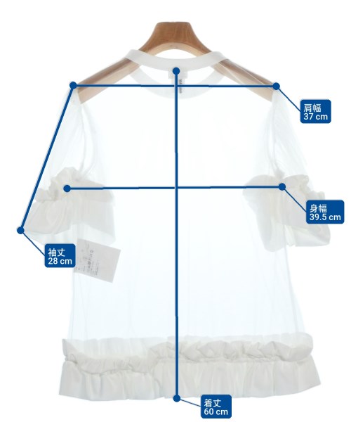 noir kei ninomiya（ノワールケイニノミヤ）Tシャツ・カットソー 白 サイズ:M レディース/2200695830076