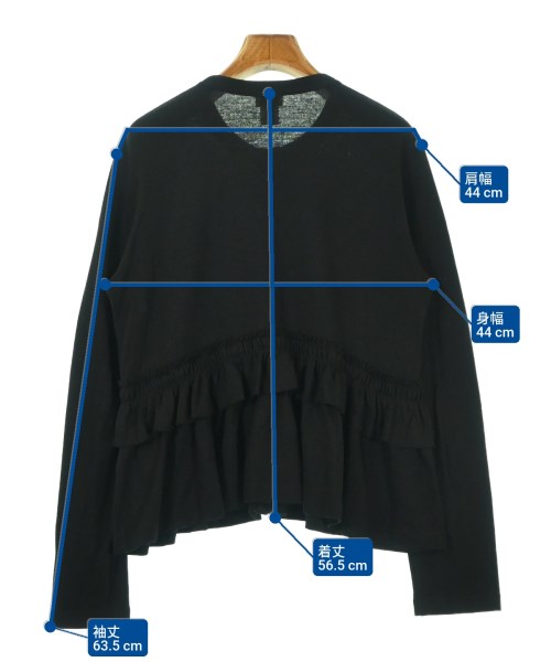 noir kei ninomiya（ノワールケイニノミヤ）カーディガン 黒 サイズ:L レディース/2200690329100