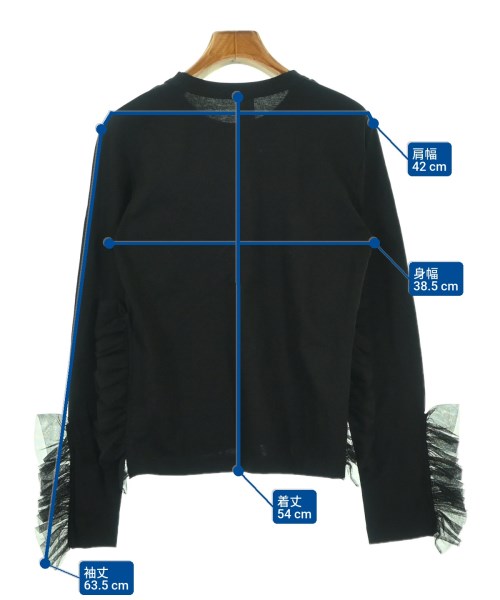 noir kei ninomiya（ノワールケイニノミヤ）Tシャツ・カットソー 黒 サイズ:-(M位) レディース/2200690329124