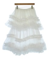 noir kei ninomiya（ノワールケイニノミヤ）ロング・マキシ丈スカート 白 サイズ:-(M位) レディース/2200700930012