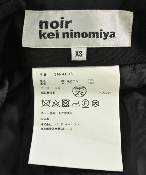 noir kei ninomiya（ノワールケイニノミヤ）ワンピース 黒 サイズ:XS レディース/2200702094019