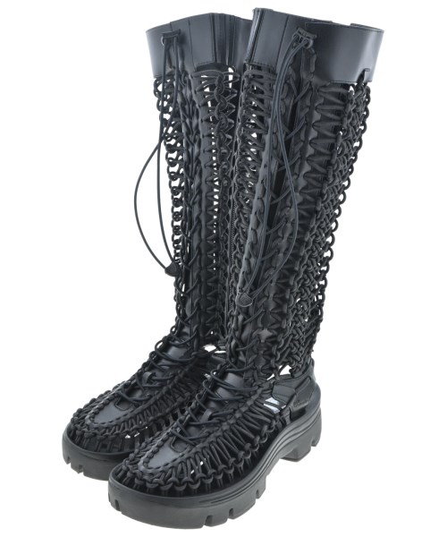 noir kei ninomiya(ノワール　ケイ　ニノミヤ)ブーツ 黒 サイズ:25cm/2200656808014