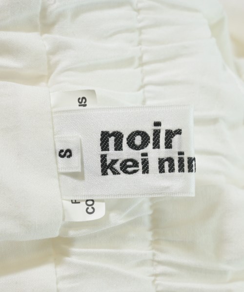 noir kei ninomiya（ノワールケイニノミヤ）ワンピース 白 サイズ:S レディース/2200657471019