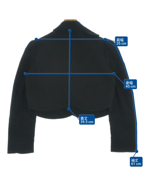 noir kei ninomiya（ノワールケイニノミヤ）カジュアルジャケット 黒 サイズ:XS レディース/2200659109033