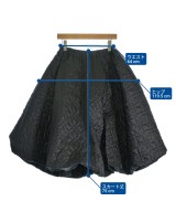 noir kei ninomiya（ノワールケイニノミヤ）ロング・マキシ丈スカート 黒 サイズ:XS レディース/2200659109088