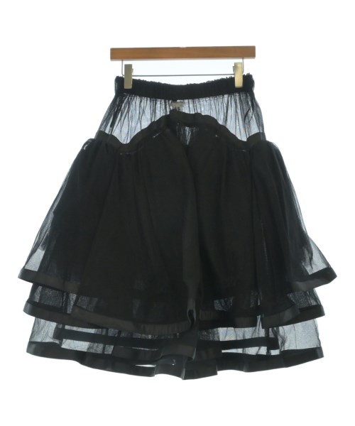 noir kei ninomiya（ノワールケイニノミヤ）ひざ丈スカート 黒 サイズ:XS レディース/2200659109095