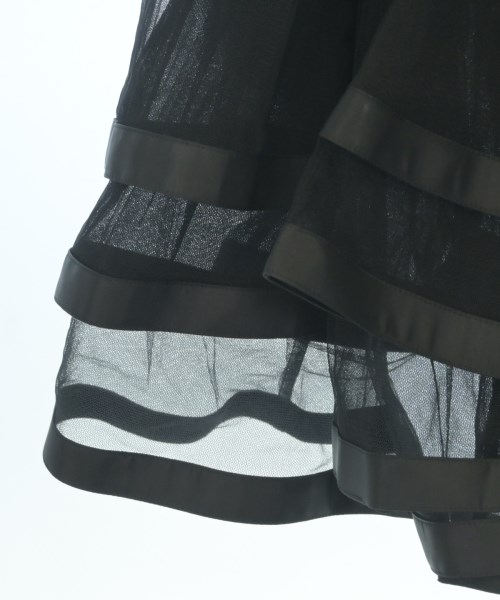 noir kei ninomiya（ノワールケイニノミヤ）ひざ丈スカート 黒 サイズ:XS レディース/2200659109095