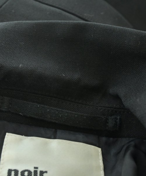 noir kei ninomiya（ノワールケイニノミヤ）テーラードジャケット 黒 サイズ:XS レディース/2200659688019