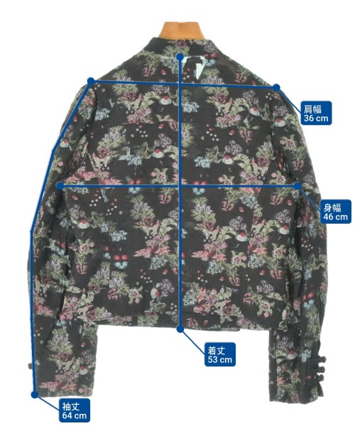 noir kei ninomiya（ノワールケイニノミヤ）カジュアルジャケット 黒 サイズ:S レディース/2200660911014