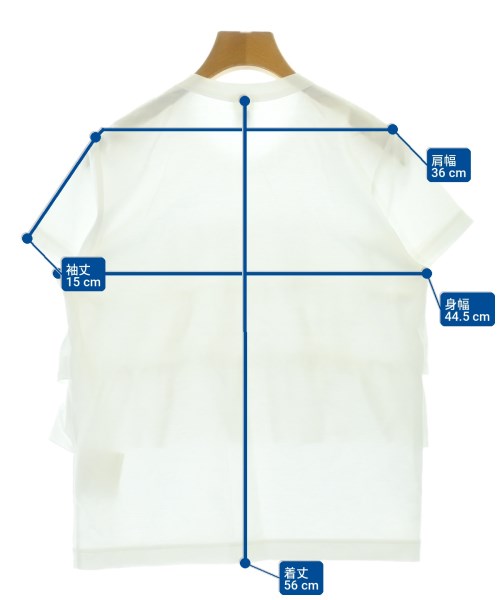 noir kei ninomiya（ノワールケイニノミヤ）Tシャツ・カットソー 白 サイズ:S レディース/2200707279060